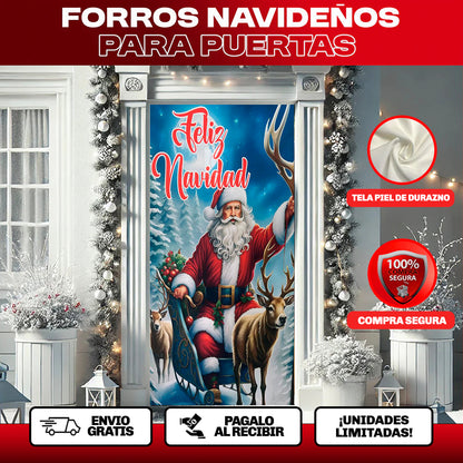 Funda navideñas para puertas