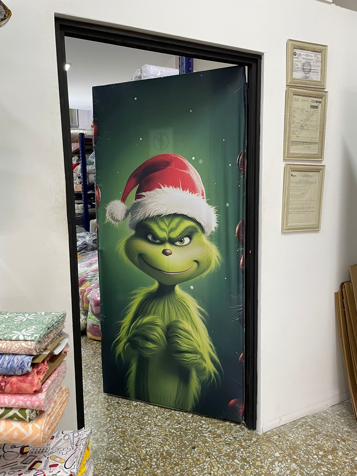 Funda navideñas para puertas