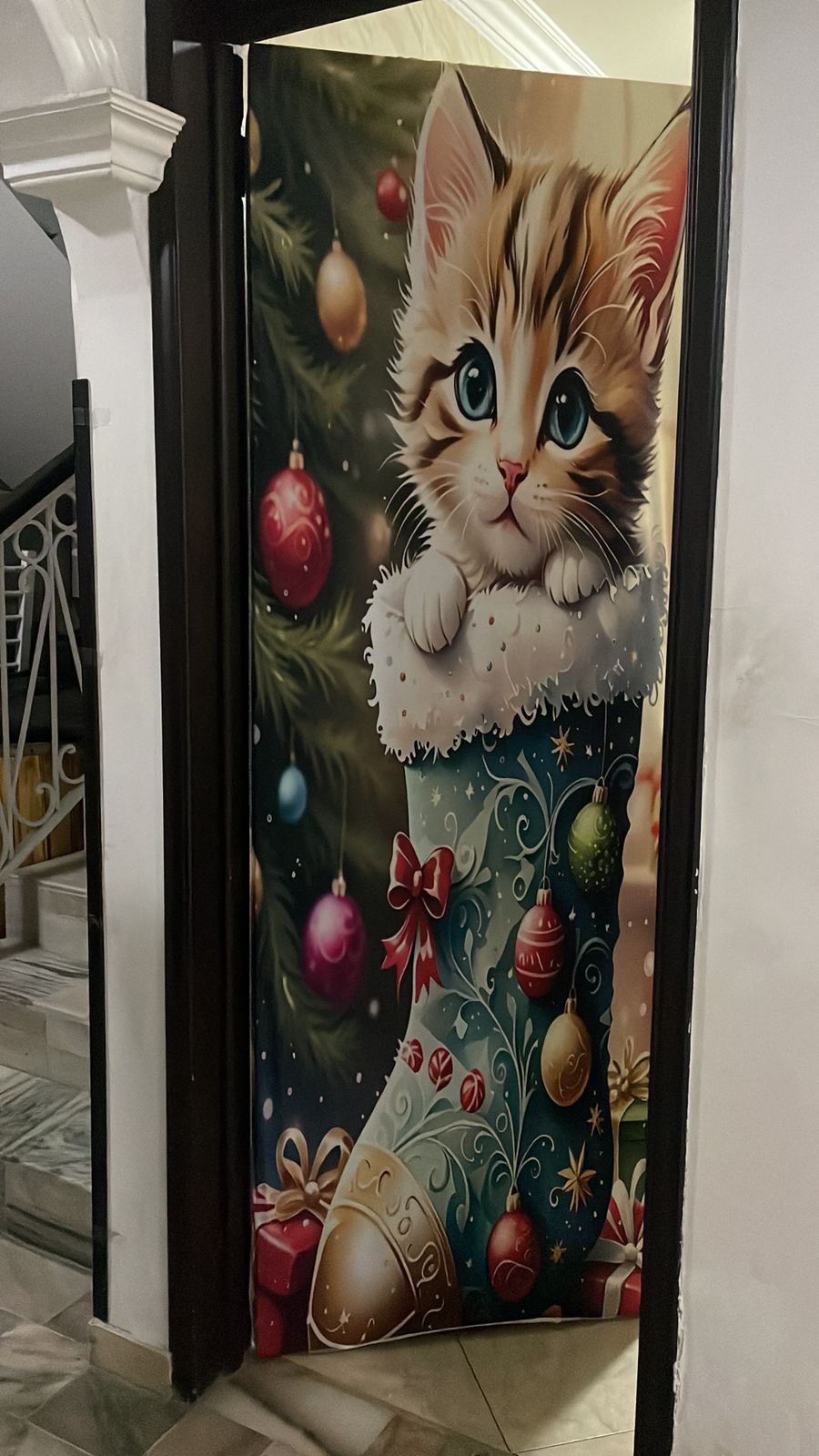 Funda navideñas para puertas